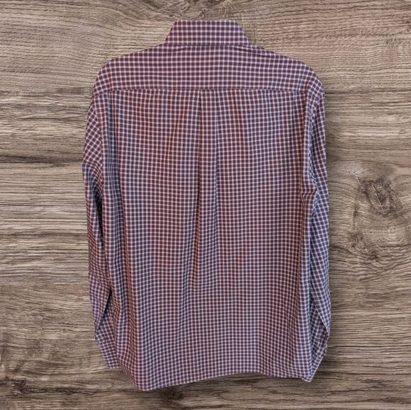 Brunello Cucinelli Mini Checked Basic Sport Fit Button-Down Shirt - Picture 4 of 7